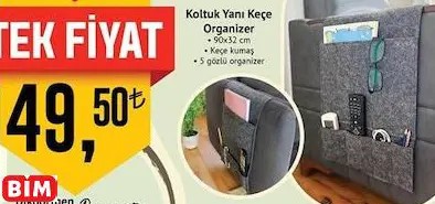 KOLTUK YANI KEÇE ORGANİZER
